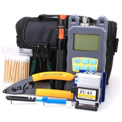 China High Quality FTTH FTTB FTTX Network Supply Fiber Optic Tool Kit Laptop Splicing Tool Kit With Fiber Optic Cleaver for sale