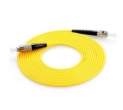 China Hot Sale PVC/LSZH/OFNP FC- ST Fiber Optic Patch Cord With Corning Glass for sale