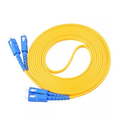 China FTTH FTTB FTTX Network SC/UPC G652D Color Coded 3 Meter Fiber Optic Patch Cord SC Fiber Patch Cord Fiber Optic Patch Cord Color Code for sale