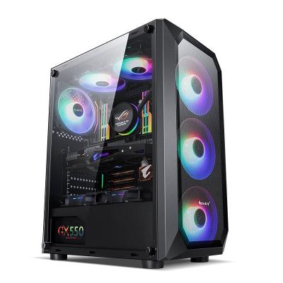 China IPASON AMD R7 3700X RX 5700XT 500G M.2 No SSD DDR4 3200 16G High RAM Assembled Gaming Desktop Computer for sale