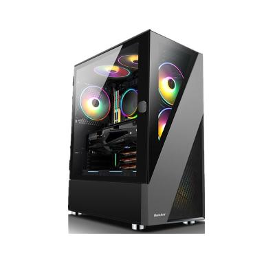 China No Fun Home AMD R5 3600 RX 6600 XT Graphics Card 16G Ram 500G SSD Computer DIY Gaming Desktop PC en venta