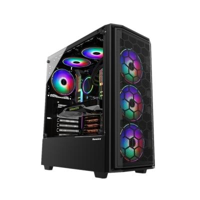 China No Free Shipping To Russia Intel i7 6400T 16G RX550 Gaming Computer DIY Internet Cafe Desktop Computer for sale