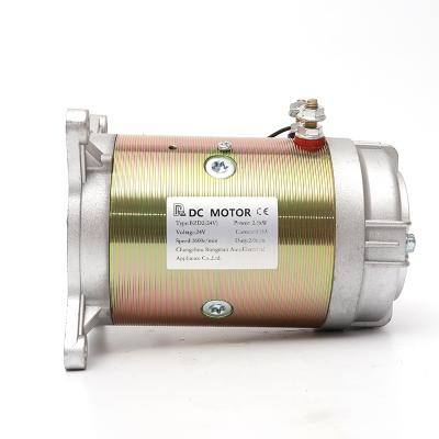 China Drip-proof Hydraulic Shaft DC Motor 24v Hollow Brush for sale