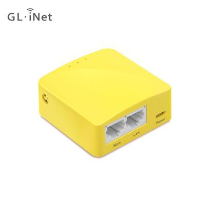 China SOHO GL inet MT300N Mango Mini Pocket Router 300Mbps Wi-Fi Travel Preinstalled OpenWrt Smart Router for sale