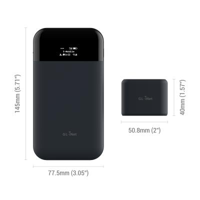 China No 4G LTE Modem 802.11AC 750 WiFi Speed ​​Built In 7000mAh Battery DNS Encryption Dual Band Portable Wireless Router for sale