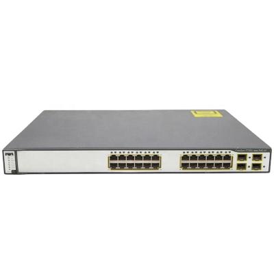 China Original POE Series 24 Port Gigabit PoE Network Switch New 3750 WS-C3750G-24PS-E for sale