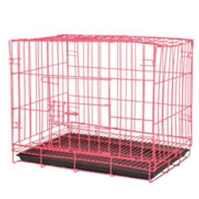 China Stainless Steel Durable Metal Pet Display Small Luxury Collapsible Dog Cages for sale