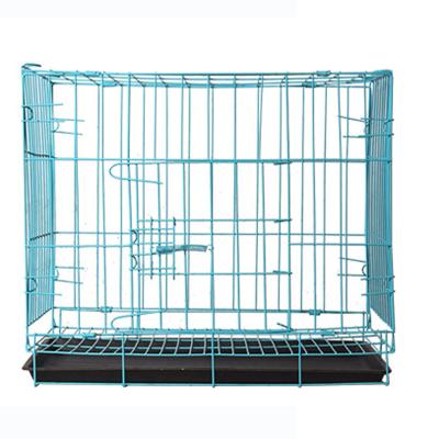 China Viable Wholesale High Quality Multiple Sizes Cheap Kennel Metal Stainless Steel Foldable Dog Cage for sale