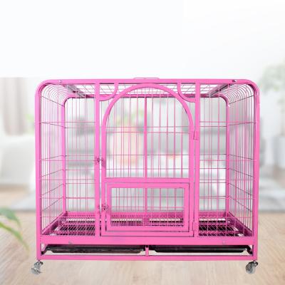 China Viable Wholesale Metal Manufacturer Stainless Steel Foldable Large Small Cheap Pet Kennel Cages, Carriers for sale