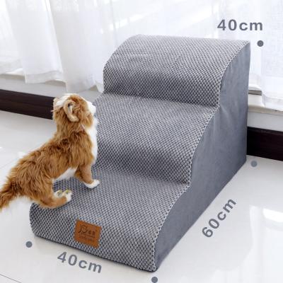 China Modern Hot Sale Dog Cat Anti Slip Bee Pet Stairs 3 Layers for sale