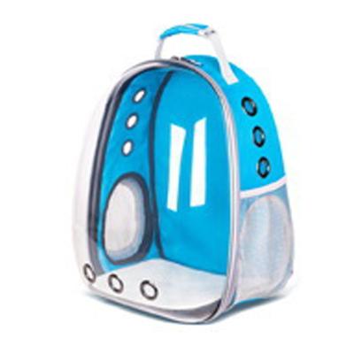 China Viable Breathable Dog Cat Backpack Transparent Portable Capsule Pet Backpack Outdoor Carrier for sale