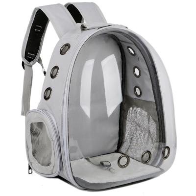 China Transparent Window Viable Bubble Breathable Space Capsule Breathable Car Astronaut Cat Dog Travel Carry Bag Pet Carrier Backpack for sale