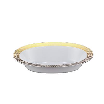 China Disposable Wholesale Round Bowl For Food Container Fruit Bowl Dessert Bowl For Restaurant Weeding Home for sale