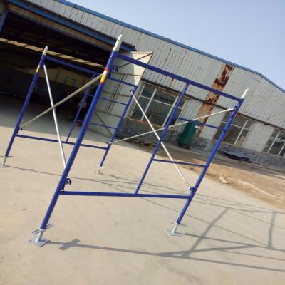 China Building construction powder coating ladder scaffolding frame on sale for sale