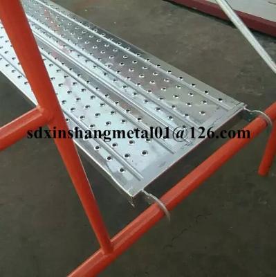 China 6061-T6 Aluminum Galvanized Steel Scaffold Plank for sale