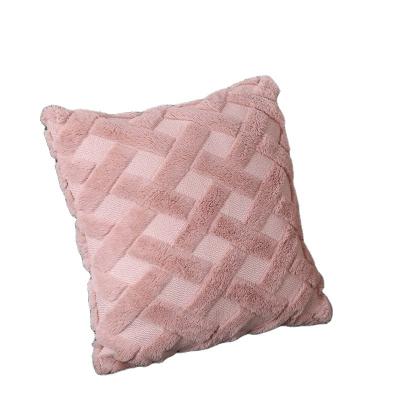 China Custom Hotel Tassel Style 45x 45cm Beige Tufted Cushion Cover For Bedroom Home Decoration for sale