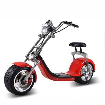 China On-road warehouse hot selling adult three wheel bicycle lithium battery 60V 20Ah citycoco 2000w electric tricycle scooter for sale