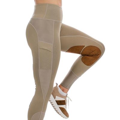 China OEM Factory Quick Dry Riding Clothes Custom Tight Riding Gaiters With Full Silicon Seat Women Breeches for sale