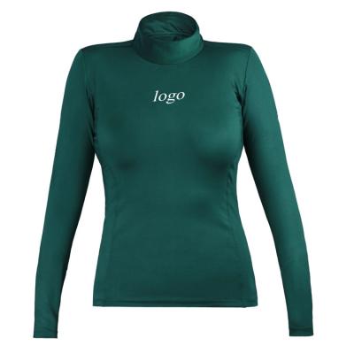 China Luxury Horse Rider Wear Base Layer Ladies Equestrian Apparel Tops Long Sleeve Show Shirts for sale