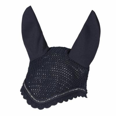 China Best Selling Riding Competition Customized Material Knitted Luxury Protective Gadfly Horse Ear UV Hood for sale