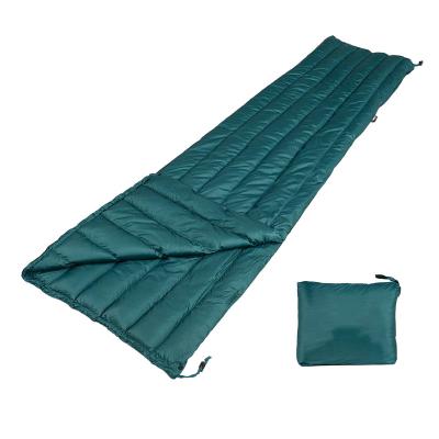 China Envelope Type Camping Hiking Cold Weather Waterproof Lightweight Down Comforter Down Cover Goose Down Envelope Duck Down Sleeping Bag for sale