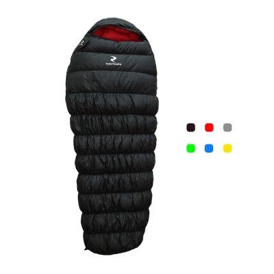 China OEM 4 Season Survival Rescue Bondage Mummy Camping Outdoor Rise Waterproof Thermal Goose Down Duck Down Sleeping Bag for sale