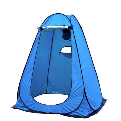 China Diagonal Tying Type Outdoor Portable Manufacturer Fiberglass Pop Tent Shower Tent Toilet Waterproof Tent for sale