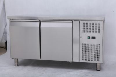 China Restaurant Under Counter Chiller 260L GN2100TN , Double Door Under Counter Fridge for sale