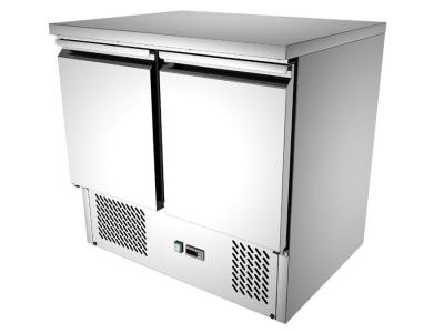 China Static Cooling Saladette Counter Fridge Stainless Steel For Restaurant  S / S TOP for sale