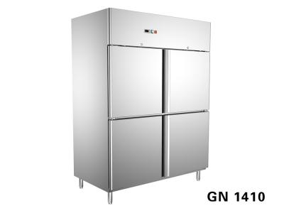 China Luxurious Stainless Steel Upright Freezer For Hotel Singel -Temperature GN1410BT/D for sale