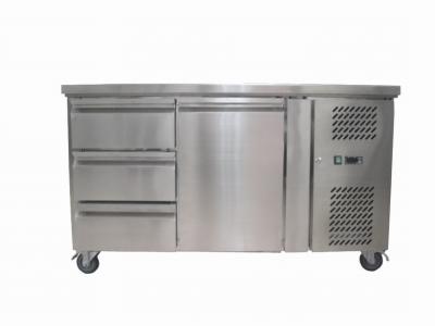 China 260 Liter Three Drawer Fridge Freezer Under Counter For Cafe GN2130TN for sale