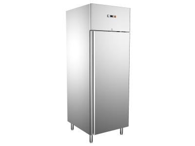 China Fan Cooling Stainless Steel Restaurant Upright Freezer Artificial Defrost GN600BT for sale