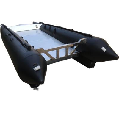 China Warter Sports 2022 ODM Schlauchboot PVC Hypalon Inflatable Catamaran Catamaran Boats With Motor for sale