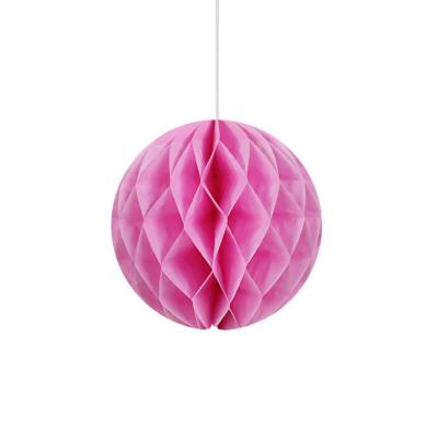 China Cost Effective Fashionable Hot Selling Round Honeycomb Paper Ball Party Decoration Wedding Flower Hanging Ball for sale