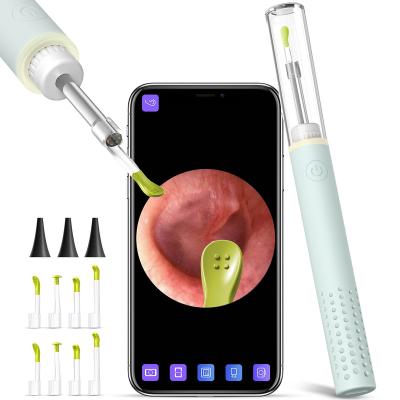 China Portable Triaxial Gyroscope Ear Radio Camera Home Care 3.9mm Otoscope Ear Camera Smart Endoscope 6 LED Wifi Scope Adjustable Endoscope for sale