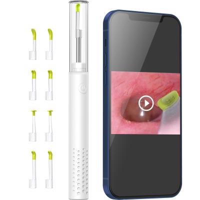 China New Design 3.9mm Otoscope WIFI Ear Cleaner Care 8 Earpick Spoon Ear Wax Remover Home Use Tool for sale