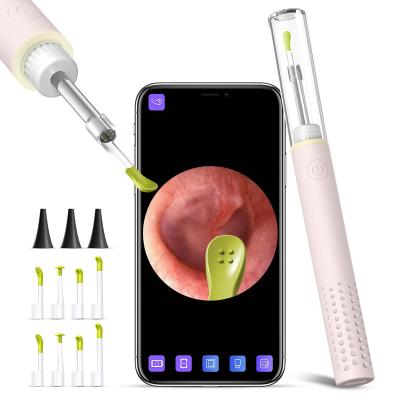 China Hot Selling Personal Health Care Ear Wax Removal Tool Cordless Built-in Ear Cleaning 3.9mm Ear Camera Home Use Medical Safe Otoscope for sale