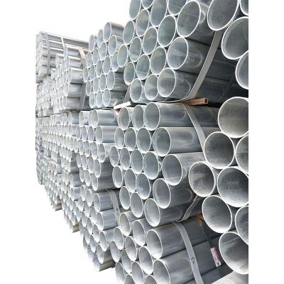 China High quality liquid pipe hot dips galvanized pipe price pre-galvanized pipes round galvanized pipe for greenhouses for sale