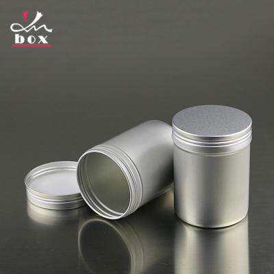 China OEM 65*85mm Round Tin Jars Empty Aluminum Jars Metal Candle Wax Candle Wax Metal Jars Cosmetic Containers Jars for sale