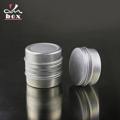 China Wholesale Recyclable 50ml Aluminum Silver Cream Jar Packaging Guangzhou Best Price Low MOQ for sale