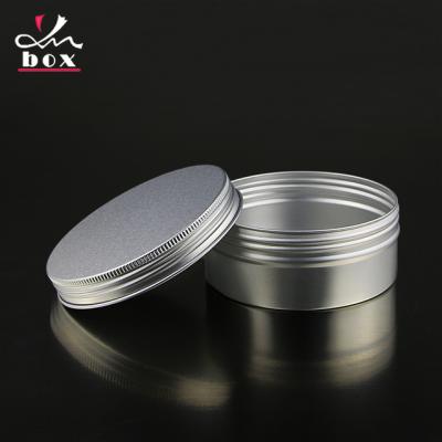 China Wholesale Recyclable Empty Handmade Aluminum Soap Packaging 250g Round Shape Jar for sale