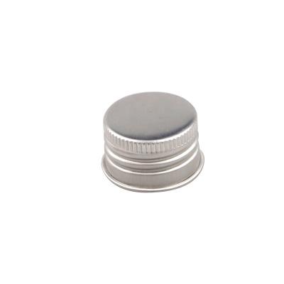 China Non Spill Factory Custom Aluminum Silver Color 24 Mm Diameter Screw Lids For Jars And Bottle for sale