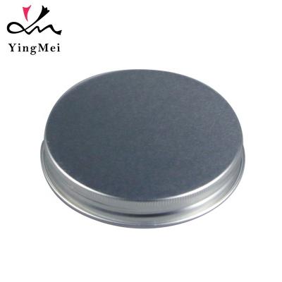 China Recyclable Silver Aluminum Lid Metal Screw Lid With Diameter 89mm for sale