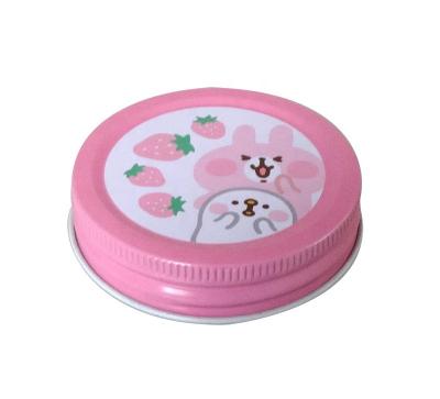 China Recyclable Wholesale Custom Cute Round Aluminum Screw Lid For Candy for sale