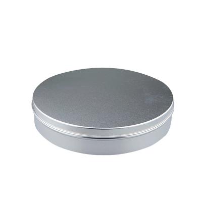 China Factory Price Cosmetic Tin Box Wholesale DIY Custom Silver Metal Designs Candy Cosmetics Decorations Round Tin Box YM20041L for sale