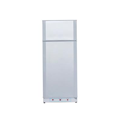 China Hotel Environmentally Friendly Double Door Absorption Fridge Domestic Refrigerator for sale