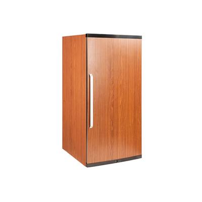 China Atmospheric Brown Hotel Stainless Steel Freestanding Wine Shelf Cooler Stand Fridge for sale