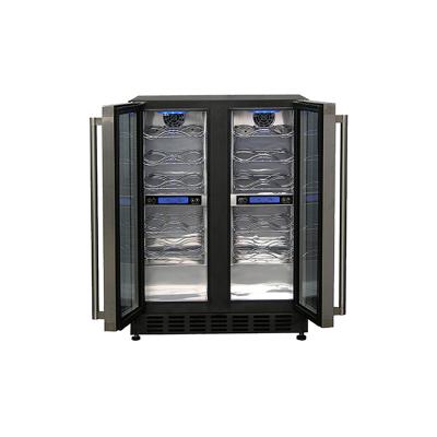 China Modern Refrigerator Standing Hotel Wine Cooler Fridge With Led Lighting for sale