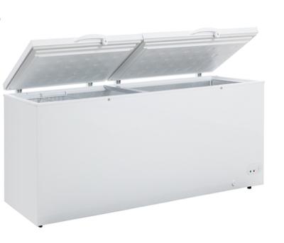 China Large Hotel Wholesale Price Portable No Frost Double Door Chest Freezers for sale