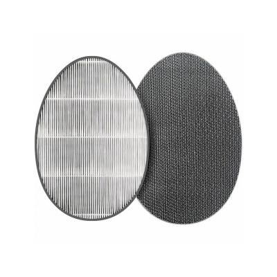 China Household Portable AAFTWT130 Activated Carbon Corrugated H13 HEPA Replacment Paper Filter Cartridges Filter For LG Tower Air Purifier for sale